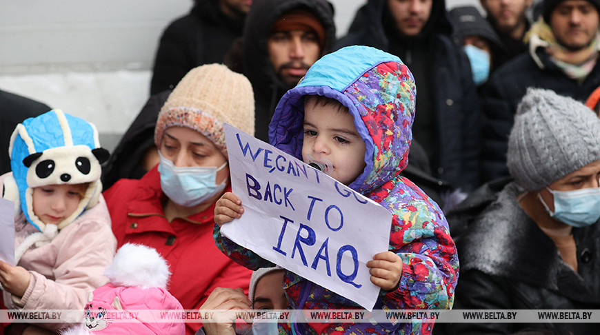 Беженцы в ТЛЦ организовали очередной митинг