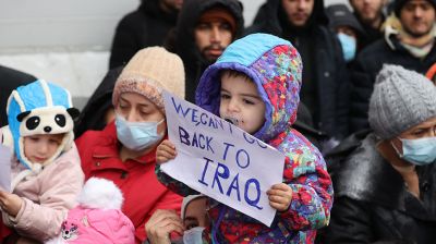 Беженцы в ТЛЦ организовали очередной митинг