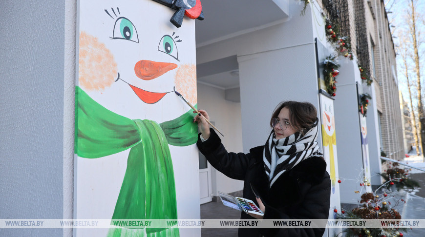 В витебской СШ №28 готовятся к Новому году