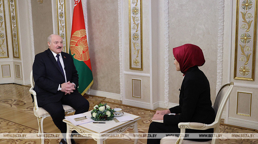 Лукашенко дал интервью турецкой телерадиокомпании TRT