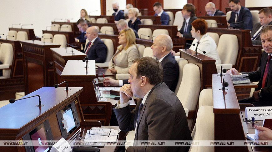 Заседание шестой сессии Палаты представителей прошло в Минске