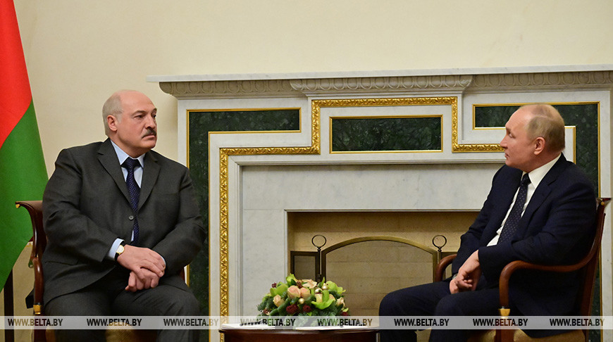 Встреча Лукашенко и Путина прошла в Санкт-Петербурге