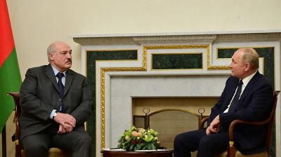 Встреча Лукашенко и Путина прошла в Санкт-Петербурге