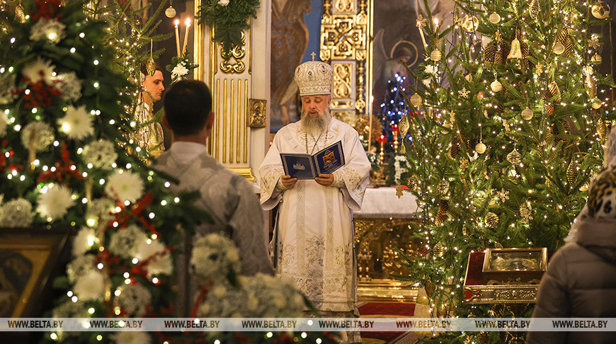 Рождественские богослужения прошли в храмах Бреста
