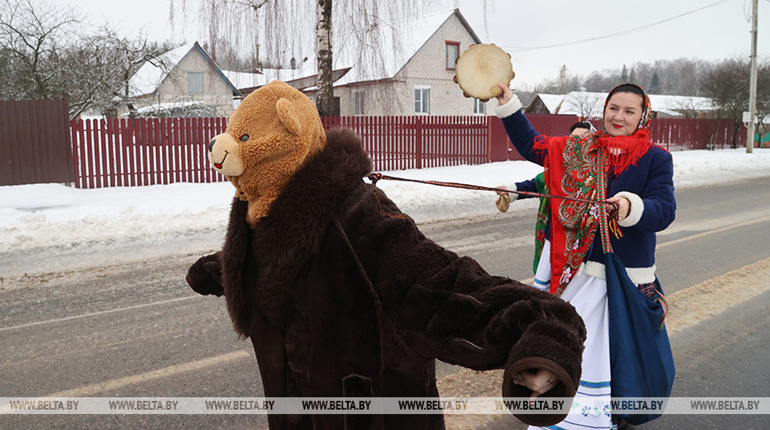 Коляды в агрогородке Полыковичи