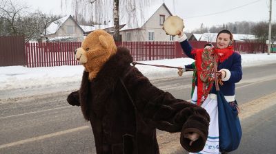 Коляды в агрогородке Полыковичи