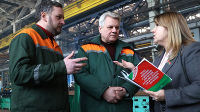 Проект Конституции обсудили на Могилевском вагоностроительном заводе