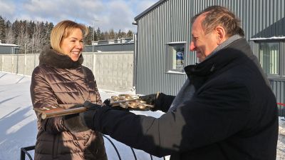 Два производственных объекта открыла бройлерная птицефабрика в Витебском районе