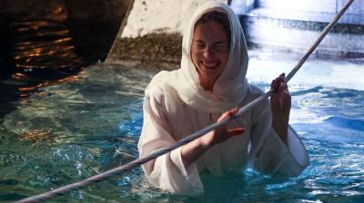 Крещенское купание прошло у Всехсвятской церкви в Минске
