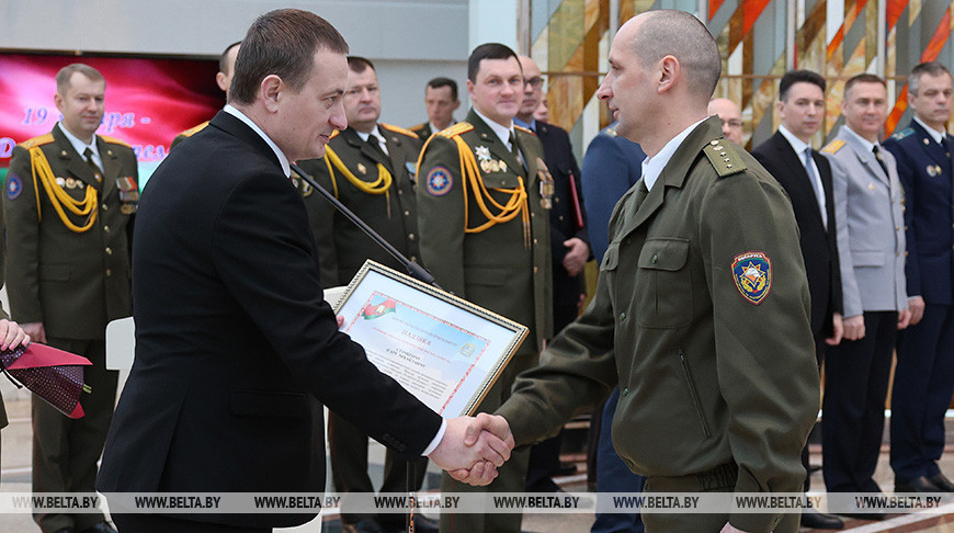 Церемония награждения лучших спасателей Минской области состоялась в музее ВОВ