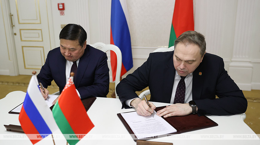 Гродненская область и Республика Тыва подписали протокол о сотрудничестве
