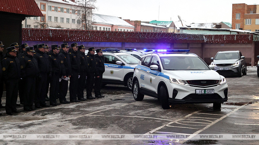 Автопарк Могилевского областного управления Департамента охраны пополнили девять автомобилей