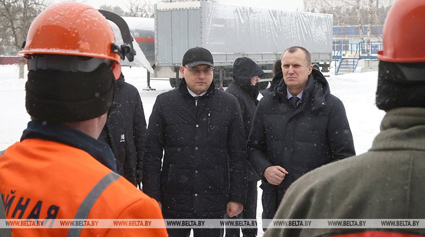 Каранкевич посетил Могилевскую газонаполнительную станцию