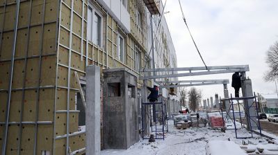 Новый корпус строится в Гомельской больнице скорой медицинской помощи