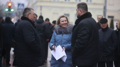 Делегация из Гродненской области отправилась на мероприятие во Дворец Республики