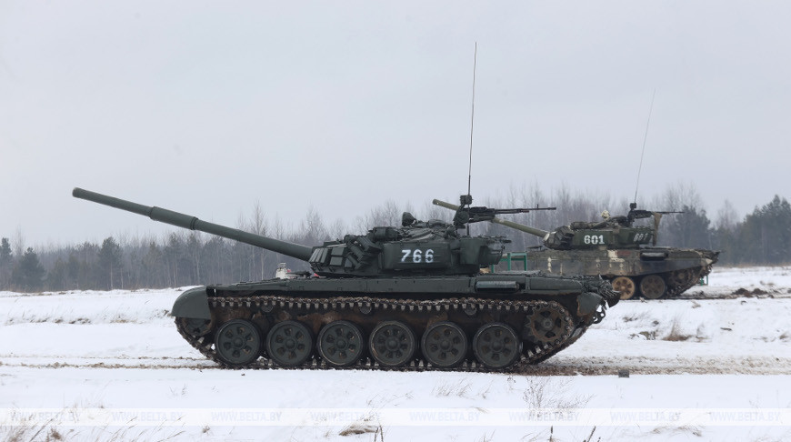 Соревнования на лучший танковый экипаж проходят в Борисове
