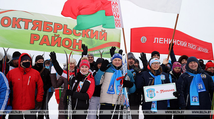 "Могилевская лыжня" в Чаусах собрала почти 700 человек