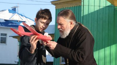 Юные авиаконструкторы воскресной школы в Быхове