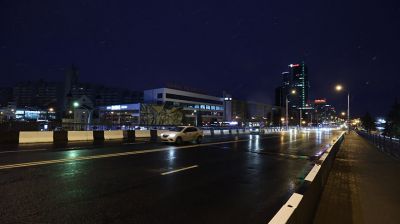 Движение по путепроводу над ул.Немига в Минске открыто