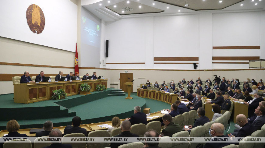 Сергеенко принял участие в расширенном заседании Могилевского облисполкома