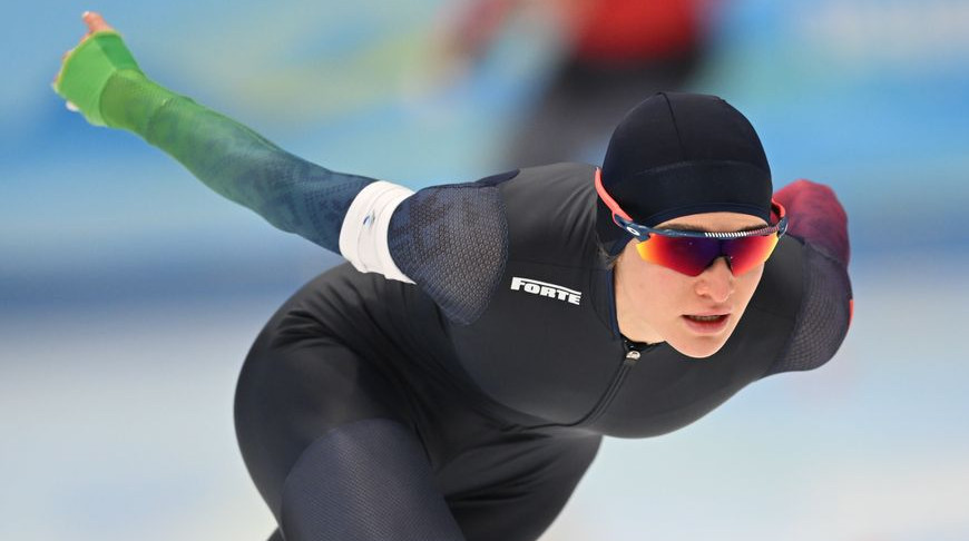 Белорусская конькобежка Екатерина Слоева заняла 21-е место на дистанции 1000 м на Олимпиаде