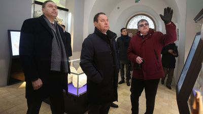 Головченко посетил Старый замок в Гродно