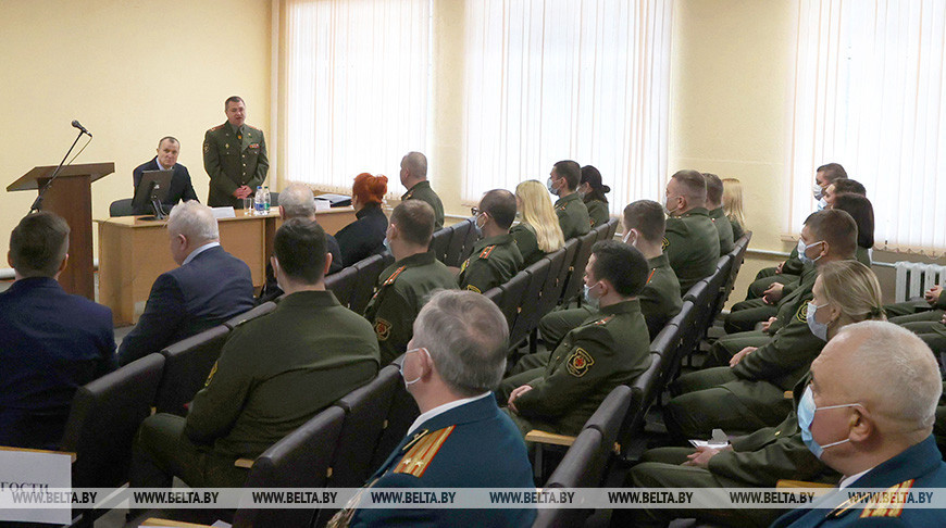 Исаченко встретился с военнослужащими Могилевского гарнизона