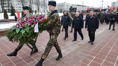 Церемония возложения цветов прошла в Витебске
