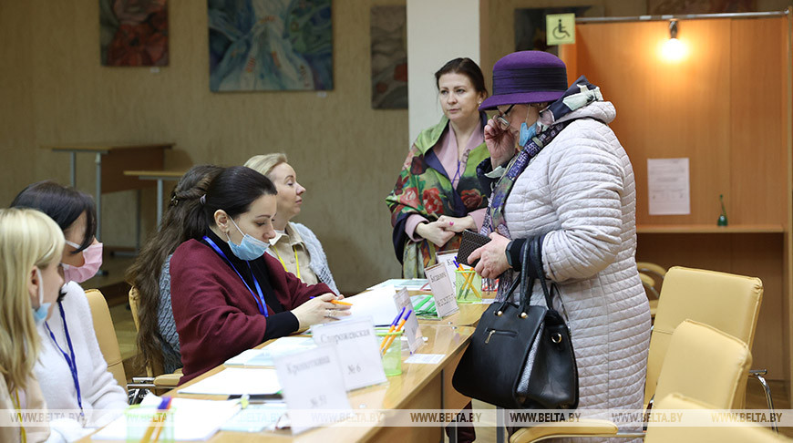 Голосование на участке №32 города Минска