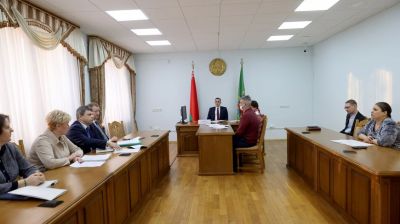 Субботин провел прием граждан в Витебском облисполкоме