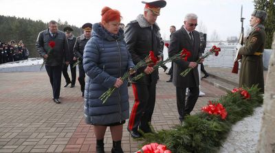 Митинг в честь Дня милиции прошел в Могилевском районе