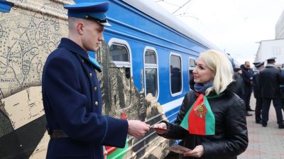 Поезд исторической памяти отправился из Минска в Брест