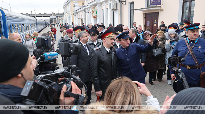 Поезд исторической памяти прибыл в Брест