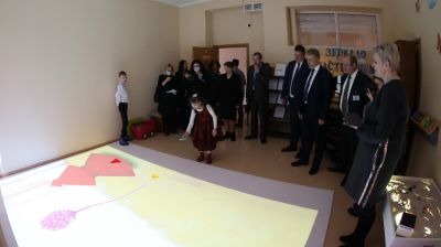 Сенсорную комнату открыли в Речицком интернате для детей-инвалидов