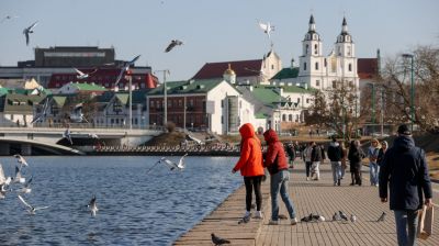 Весенний вечер в Минске