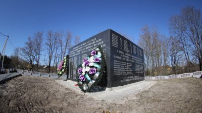 Памятник сожженным деревням откроется после реконструкции в Пинском районе