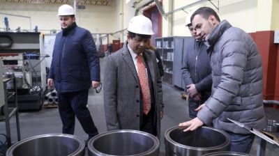 Посол Индии посетил могилевское предприятие "Технолит"