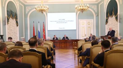 Головченко и Беглов приняли участие в заседании Совета делового сотрудничества Беларуси и Санкт-Петербурга