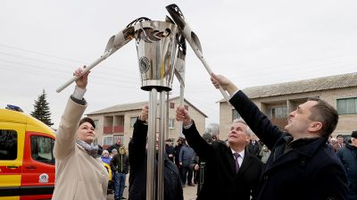 В агрогородке Ржавка Бешенковичского района прошла церемония пуска природного газа