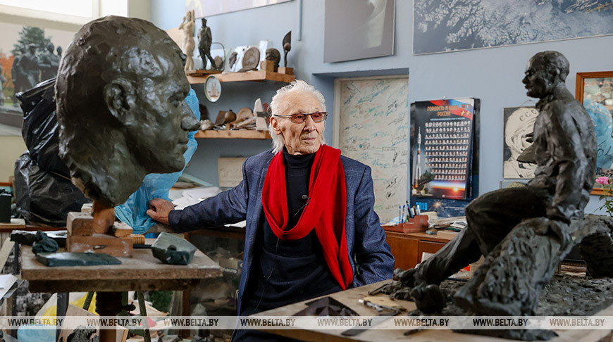Народный художник Беларуси Иван Миско работает в области станковой и монументальной скульптуры