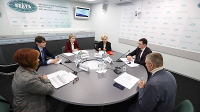 Круглый стол "Удовлетворение потребительского спроса на внутреннем рынке Беларуси. Ценовое регулирование" прошел в пресс-центре БЕЛТА