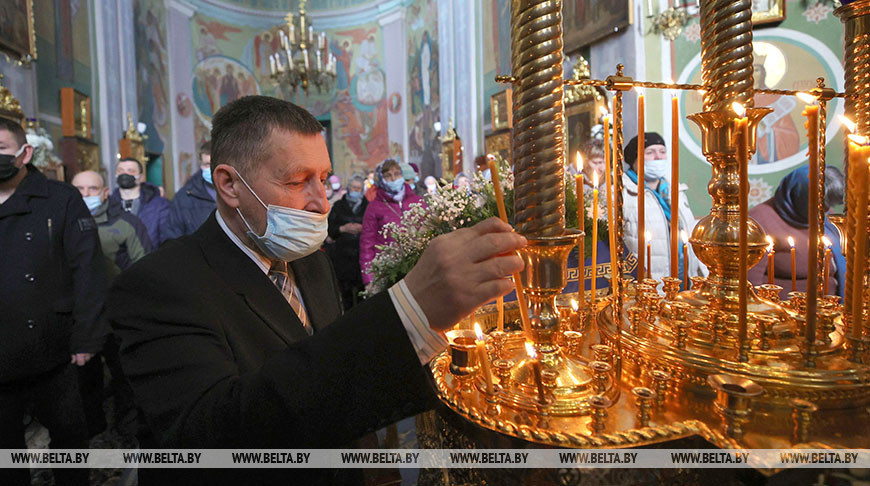 Православные верующие отмечают Благовещение