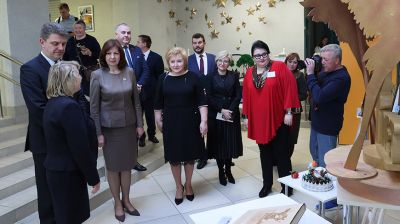 Кочанова приняла участие в торжественном собрании в честь 45-летия Московского района Минска