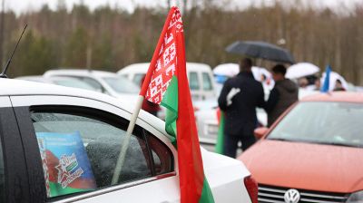 Акция "30 дней до Победы" началась с автопробега