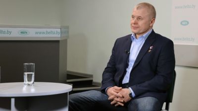 Космонавт Новицкий дал интервью БЕЛТА