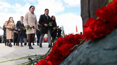 В Тростенце возложили цветы в память о жертвах фашизма