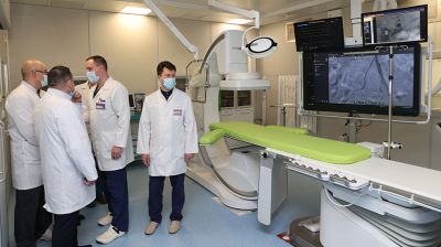 Высокотехнологичную рентгеноперационную открыли в Гомельском госпитале инвалидов Отечественной войны