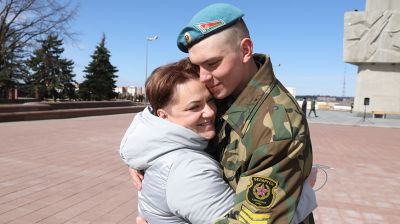 В Витебске чествовали увольняемых в запас военнослужащих 103-й бригады