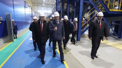 Головченко посетил Миорский металлопрокатный завод