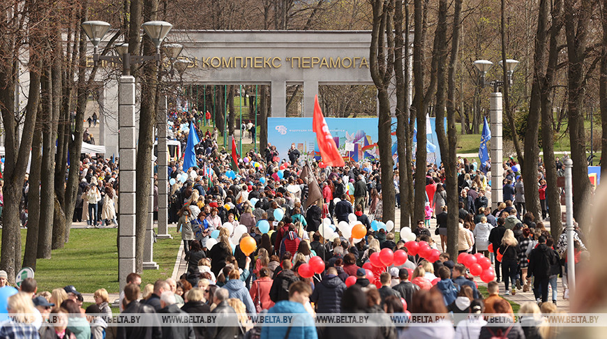 1 Мая отпраздновали в Минске